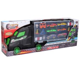 Auto kamión s kovovými auty 48 cm