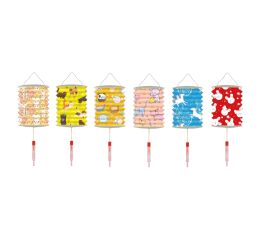 Lampion válec 16 cm Zvířátka