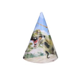 Párty kloboučky DINO 15 cm, 6 ks