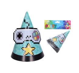 Párty kloboučky HRA 15 cm, 6 ks