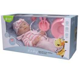 Miminko v overalu růžové 40 cm