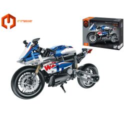 iM.Master Stavebnice motorka modrá – 542 dílků