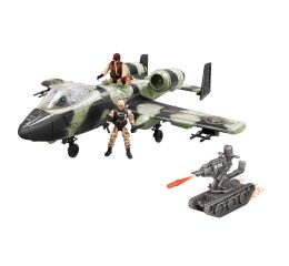 Letadlo s figurkami a efekty 48 cm