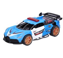 Auto policejní na setrvačník s efekty 18 cm