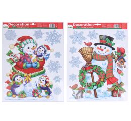 Dekorace okenní 41x29 cm VÁNOCE