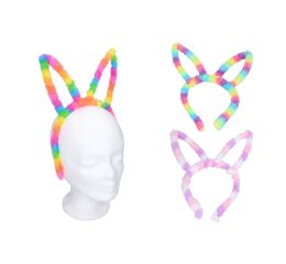 Set karneval - čelenka uši MIX barev