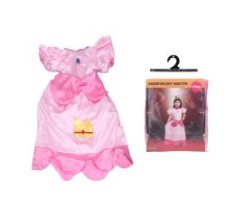 Set karneval - princezna růžová velikost M 110-120cm