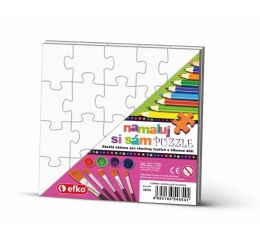 Namaluj si sám puzzle 2 čtverce