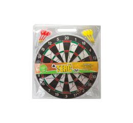 Terč 2v1 na šipky 43 cm