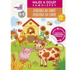 Najdi a dolep - Zvířátka na farmě
