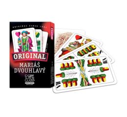 Mariáš dvouhlavý - revers káro, papírová krabička