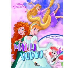 Maluj vodou A4 Disney Princezny