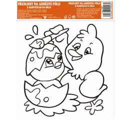 Předlohy s vyvýšenou konturou 17 x 14 cm, velikonoční