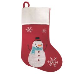 Mikulášská dekorační punčocha 25 x 40 x 2 cm + poutko