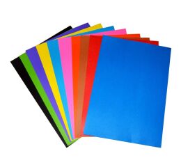 Papíry barevné A4, 10 listů, 180g