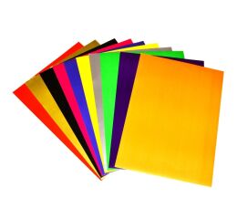 Papíry barevné lepící A4, 10 listů