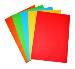 Papíry barevné A4, 35 listů, 80g