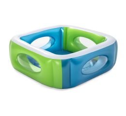 51132 Bazén nafukovací s okny 168x168x56cm - II. jakost