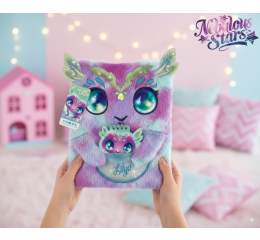 Nebulous Stars – Huňatý deníček Stella (A5, se zámkem)