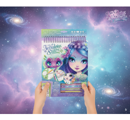 Nebulous Stars Kreativní sketchbook Nenuphia