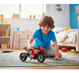 iM.Master Stavebnice motorka červená - 557 dílků