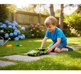 iM.Master Stavebnice závodní auto zelené – 457 dílků