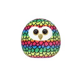 Ty Squish-a-Boos OWEN, 22 cm - multicolor owl (1)