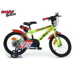 Dino bikes Dětské kolo zeleno-černé 16" 2020
