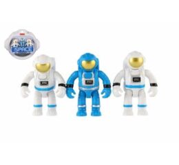 Kosmonaut/astronaut figurka 3ks