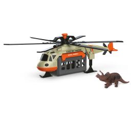 Vrtulník s dinosaurem a efekty 39 cm