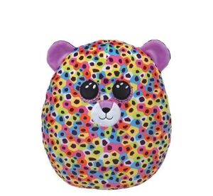 Ty Squish-a-Boos GISELLE, 22 cm - rainbow leopard with horn (1)