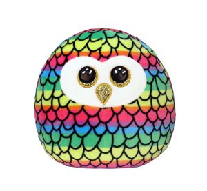 Ty Squish-a-Boos OWEN, 22 cm - multicolor owl (1)