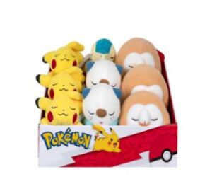 Pokemon Sleeping Plyš (Assortment) W1