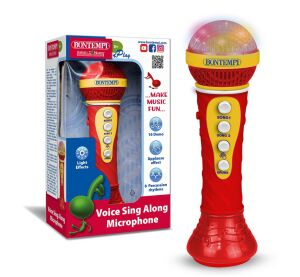 Bontempi Mikrofon Voice Sing-a-Long červený