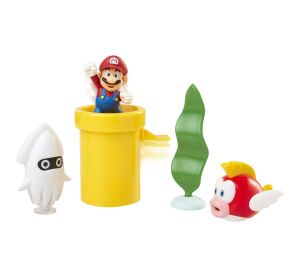 Super Mario Set figurek dioráma 6 cm