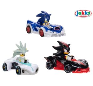 Sonic Auto kov/plast 7 cm 1:64 - Wave 7