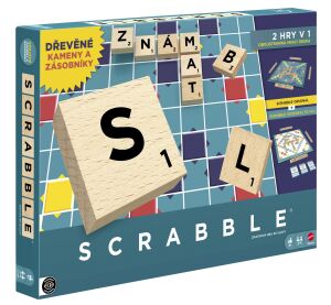 SCRABBLE DŘEVĚNÁ EDICE CZ