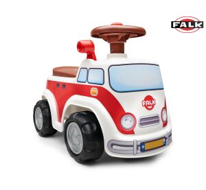 Falk Odrážedlo 703 Vintage minivan s otvíracím sedadlem a volantem s klaksonem