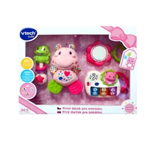 Vtech První dárek pro miminko CZ - růžový