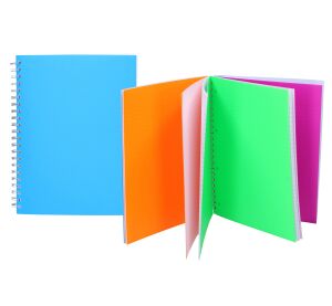 Spirálový notes A4 linkovaný, 100l, 4v1