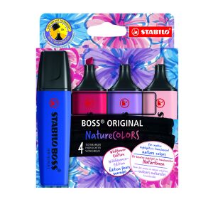 STABILO BOSS ORIGINAL NatureCOLORS Wildflower - 4 ks sada