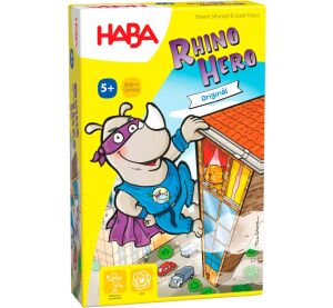 Haba Společenská hra pro děti Rhino Hero CZ verze