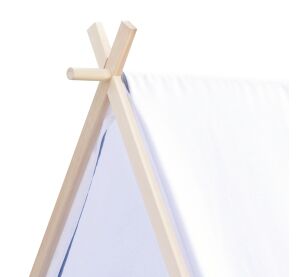 Stan domeček bílo šedý 150cm