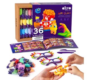 OKTO Samoschnoucí modelovací hmota set 36 barev