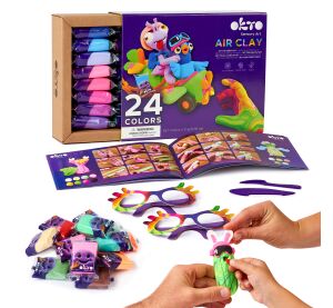 OKTO Samoschnoucí modelovací hmota set 24 barev