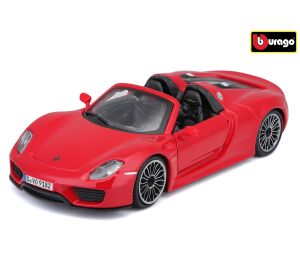 Bburago 1:24 Plus Porsche 918 Spyder Red