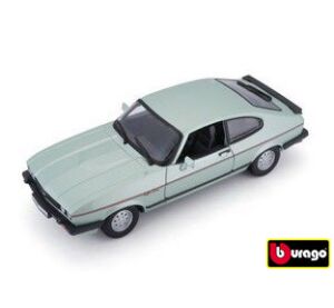 Bburago 1:24 Plus Ford Capri 1982 Light Green