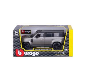 Bburago 1:24 Plus Land Rover Defender 110 Silver
