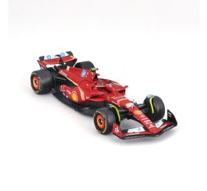 Bburago 1:43 Formula F1 Ferrari Scuderia SF-24 (2024) nr.55 Carlos Sainz  - with driver and decorati