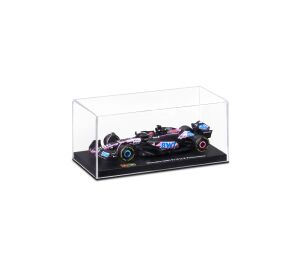 Bburago 1:43 RACE Formula F1 - BWT Alpine F1 Team A524 (2024) #10 (Pierre Gasly) - with driver and d